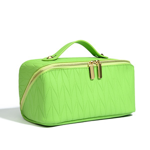 Sac de rangement pour instruments de massage en cuir PU simple avec fermeture éclair, pour les voyages et les déplacements professionnels, trousse de maquillage, nouveau modèle de <span class=keywords><strong>Danny</strong></span> - Product Image 3