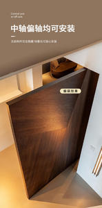 อุปกรณ์ประตูสแตนเลสแบบออฟเซ็ต สปริงพื้นรับน้ำหนัก 500 กก. บานพับแกนหมุน 360 องศา ดีไซน์ทันสมัย สำหรับโรงพยาบาลและห้องนอน - Product Image 6