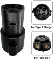 Adaptador de Carga para Vehículos Eléctricos IP54 60A, SAE J1772 CCS1 a Nacs, Compatible con Tesla Model Y L 3 X S