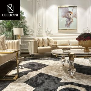 Canapé de luxe de style européen de haute qualité, personnalisation, canapé italien de designer, vente en gros, canapé modulaire, canapé de luxe - Product Image 4