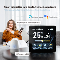 Thermostat intelligent Becasmart BHT-2005 Tuya, thermostat WiFi 4 pouces pour chaudière à gaz, chauffe-eau, chauffage de pièce, température 220V
