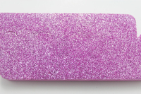Séparateur d'orteils pour manucure, en mousse EVA, à paillettes, de couleur rose, pour pédicure