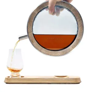 700 ml sồi Decanter Whisky thùng gỗ sồi cho Whisky, Bourbon, cocktail, lão hóa nhanh