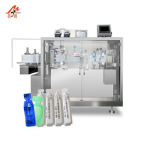Machine de remplissage et de scellage d'ampoules en plastique entièrement automatique 2ml 5ml 8ml 10ml flacon de savon liquide sauce soja lait liquide par voie orale pour animaux de compagnie