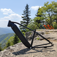 Cadre de vélo électrique tout-terrain KALOSSE en alliage d'aluminium avec batterie intégrée, cadre de vélo électrique 29 pouces, dérailleur arrière 135 mm