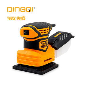 DINGQI 101*110mm(1/4 feuilles) <span class=keywords><strong>ponceuse</strong></span> de finition professionnelle filaire multi-fonction <span class=keywords><strong>ponceuse</strong></span> de détail outil de <span class=keywords><strong>ponceuse</strong></span> de finition électrique - Product Image 1