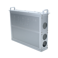 Boîtier de rack industriel 2U 19 pouces en acier galvanisé/alliage d'aluminium conforme à la norme EIA-310 avec poignées, châssis IP54