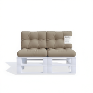 เบาะรองนั่งสีเทาอมน้ำตาล ขนาด 24 x 24 นิ้ว ทนทานต่อรังสียูวี สำหรับใช้งานกลางแจ้ง รูปทรงสี่เหลี่ยม สีพื้น ถอดซักได้ - Product Image 1