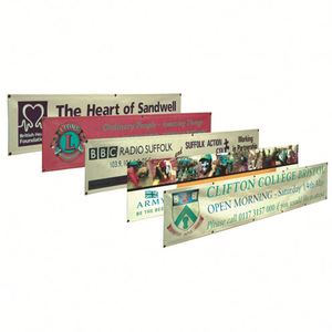 Drapeaux publicitaires et bannières événementielles en PVC vinyle personnalisés en usine, résistants aux intempéries pour la promotion en extérieur - Product Image 2