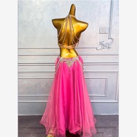 Costume de danse orientale 2026, nouveau costume de performance, costume d'entraînement de danse orientale, ensemble de robe longue pour femmes