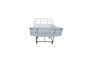 White Powder‑Coated Aluminum Ute Tray with Sliding Extension - Product Image 6