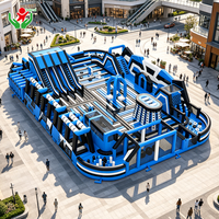 Parc de trampolines gonflables de qualité commerciale, château gonflable pour le divertissement