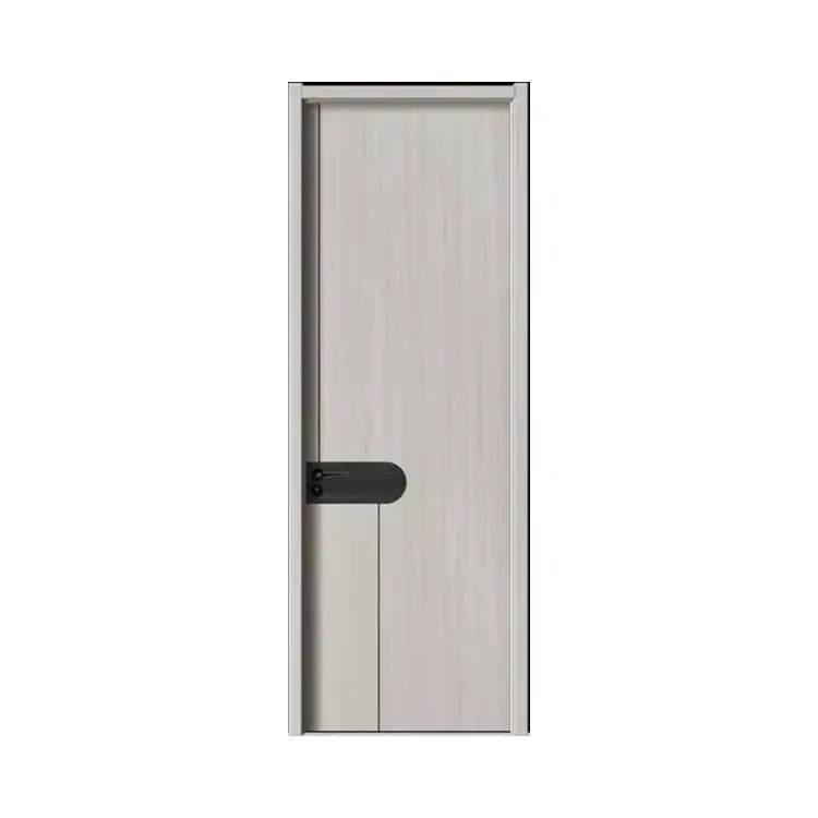 Modern Design Soundproof Hotel Door Internal Bedroom Waterproof White Wpc sliding doors Interior Wooden Doors for Room