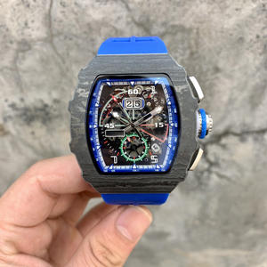 Top-quality Luxury Multi-functional Chronograph Mechanical <b>Watch</b> <b>for</b> <b>Men</b> Luminous Silicone Leather Strap Carbon Fiber Sapphire - Product Image 2