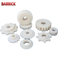 Pignons de transmission et de renvoi en plastique POM OEM pour chaîne de convoyeur 820 Flex et Flat Top dans les lignes d'emballage alimentaire