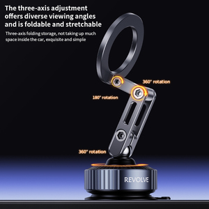 Soporte Magnético para Teléfono de Coche, con Rotación de 360°, Plegable, con Succión al Vacío, para Pantalla y <span class=keywords><strong>Pared</strong></span>, Modelo Z25, Disponible en Stock - Product Image 3
