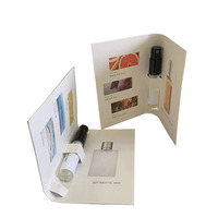 Impression de logo personnalisé pour marques en gros, échantillons de brochures, flacons de parfum en verre, emballages, impression de cartes, cartes en papier pour parfums