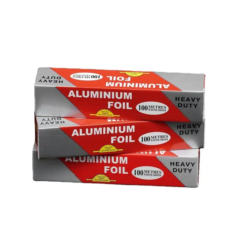 High Quality Aluminum Foil Roll For Oven Baking Bbq 8011 30cm * 50 M Customized Aluminum Foil For Kitchen Use