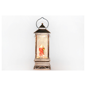 מנורת רוח מרובעת צבעונית חג המולד פנס מים קישוט חג המולד מנורת תלייה חיצונית קמפינג שדרוג LED מנורת רטרו - Product Image 3