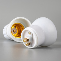 Douille de lampe E27 en gros, garantie 2 ans, qualité garantie, support d'éclairage en plastique blanc à embout trompette