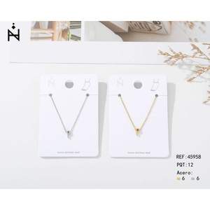 Catena per il corpo Tobiller con lettera P in acciaio inossidabile placcato oro, gioiello unisex alla moda - Product Image 2