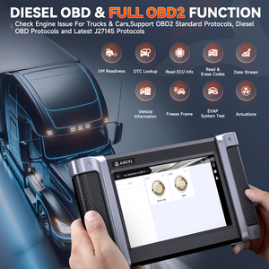 Herramienta OBD2 de Regeneración de DPF para Camiones Pesados ANCEL HD8000 - Product Image 4