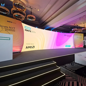 Pantalla LED Flexible de Alquiler para Interiores/Exteriores, P2.604, Video Wall Curvo, Fondo de Escenario - Product Image 1