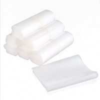 Sacs d'emballage CPE gris givrés avec fermeture éclair, en plastique translucide, pour chaussures, vêtements en fourrure et chaussettes - MOQ 100 pièces