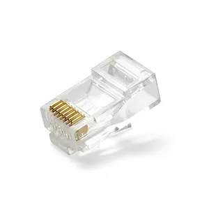 Ethernet UTP/STP מסוכך/לא מסוכך 4P4C 6P6C 8P8C 8P6C 10P10C זכר מודולרי plug רשת RJ11 RJ45 מחברים