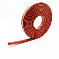 Manguera de Silicona y Fibra de Vidrio Resistente a Altas Temperaturas con Protección Térmica para Aislamiento de Cables
