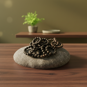 Pulsera de Agarwood Natural, Cuentas Redondas de Madera de Oud Negro de 8mm a 18mm, Pulsera Mala Budista para Oración, Proveedor Mayorista - Product Image 1