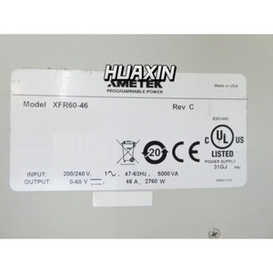 Fuente de alimentación CC Xantrex XFR 60-46 0-60V 0-46A USADA hx - Product Image 2