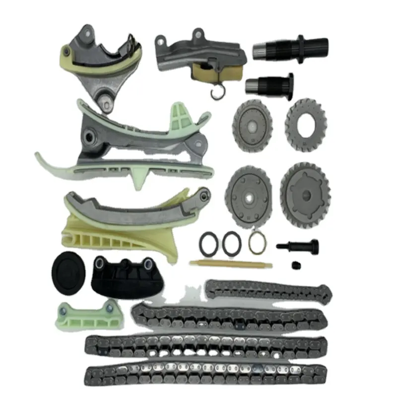 Kit de cadena de distribución cromada, piezas de motor de tiempo automotriz personalizadas para FORD EXPLORER 4.0L 2005, OEM de coche, estándar de Metal de TK-FD012-1