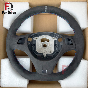 Volant en <span class=keywords><strong>cuir</strong></span> personnalisé avec palettes de changement de vitesse pour BMW Série E X3 E83 E30 Z4 E85 E55 Série 1 E87 335i E92 Z4 E89 E93 - Product Image 6