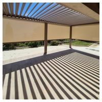 Pergola élégante pour terrasse de restaurant et café