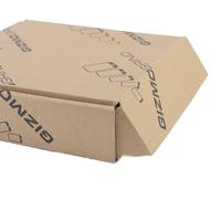 Boîte d'accessoires personnalisée, boîte d'emballage en papier kraft ondulé pliable avec logo imprimé en couleur personnalisée, impression extérieure