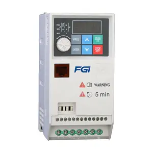 Higher Sealing Degree of Electronic Components FGI FD100M 0.4KW Mini Adjustable Frequency Inverter Converter Low Voltage Drive