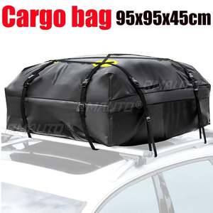 600D Waterproof <b>Cargo</b> <b>Bag</b> Car Roof <b>Cargo</b> Carrier Universal Luggage <b>Bag</b> Storage Cube <b>Bag</b> for Travel Camping Luggage Storage Box - Product Image 1