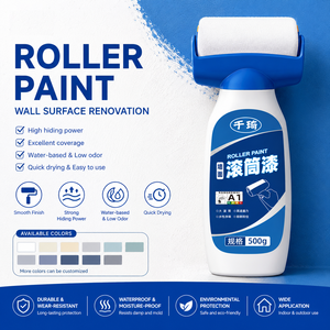 สีทาผนังแบบไม่หยดติดผนัง สีเรียบเนียน สีสูตรน้ำสำหรับการปรับปรุงผนังบ้าน - Product Image 1