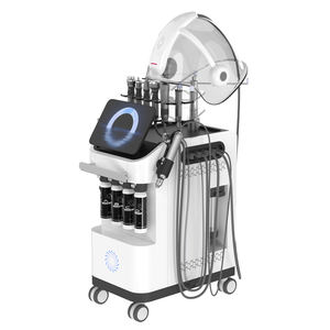 Hoogrenderend Gezichtsapparaat 90% Zuurstofconcentratie Nanokristal Chip Ems Functie Huid Scrubber Met Dermabraison - Product Image 1