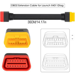 Cable de Extensión OBD2 para <span class=keywords><strong>Launch</strong></span> X431 V/X431 V+/<span class=keywords><strong>Easydiag</strong></span> <span class=keywords><strong>3.0</strong></span>/ThinkDiag - Product Image 3