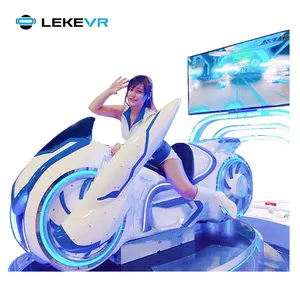 LEKE VR Parque 9d Motocicleta Driving Simulator Multiplayer Competição Moto VR Máquina