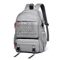Sac à dos pour ordinateur portable Oxford imperméable personnalisable en stock, sac à dos pour hommes, voyage d'affaires, étudiant, sac à dos pour ordinateur portable pour la vie quotidienne, décontracté