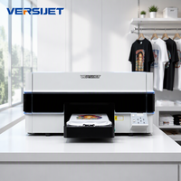 Imprimante DTG de bureau Versijet à 2 têtes, nouvelle encre pigmentée, multifonction, impression directe sur vêtements, imprimante pour t-shirts en coton, personnalisation