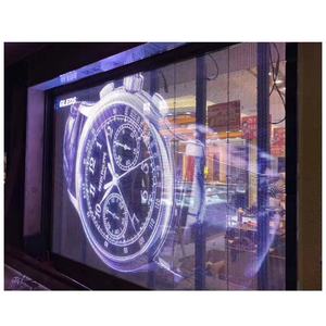 Pantalla LED Transparente P3.5 P5, Película LED Ultraflexible, Autoadhesiva, de Vidrio HD, <span class=keywords><strong>para</strong></span> Tiendas y Centros Comerciales - Product Image 6