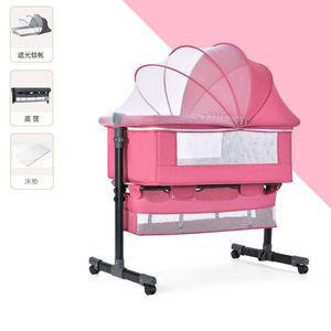 Cuna Mecedora Multifuncional Plegable y Ajustable en Altura LAIHONG LH-888, Cuna Colecho para Bebés de 0 a 3 Años - Product Image 6