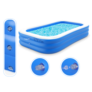 <span class=keywords><strong>Piscine</strong></span> gonflable familiale grande taille <span class=keywords><strong>pour</strong></span> intérieur/extérieur, jardin, pelouse, bleue, <span class=keywords><strong>pour</strong></span> enfants et adultes GARIDA - Product Image 3
