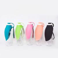Distributeur d'eau portable 3-en-1 multifonctionnel pliable, étanche et durable en silicone de qualité alimentaire pour animaux de compagnie avec bol de stockage d'eau