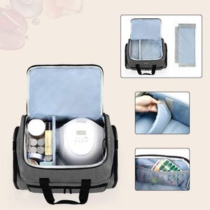 Échantillon Gratuit : Organisateur de Vernis à Ongles pour 80 Flacons avec 2 Compartiments Amovibles et Sections de Rangement pour Outils de Manucure - Product Image 2