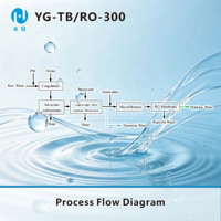 YONG GUAN YG-TB/RO-300 Mini station d'épuration d'eau intégrée 300L/h Système à membrane céramique Purificateur d'eau domestique et potable 2-en-1